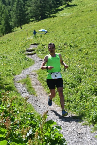 Alex auf dem Downhill vom Saasförkle nach Malbun